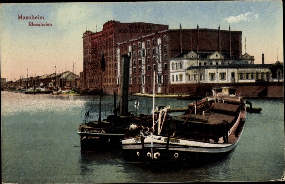 PC Mannheim Baden Württemberg, lot at the Rhine port