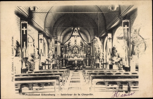 KP Eindhoven Brabancja Północna Holandia, Pensionnat Eikenburg, Interior de la Chapelle