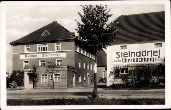 Foto Ak Steindörfel Hochkirch in der Oberlausitz, Gasthof, Pension