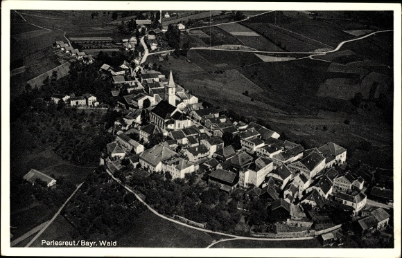 PC Perlesreut Lower Bavaria, aerial photograph