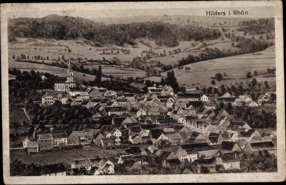 Ak Hilders in de Rhön, Panorama