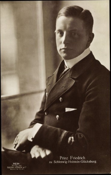 Ak Prinz Friedrich zu Schleswig Holstein Glücksburg