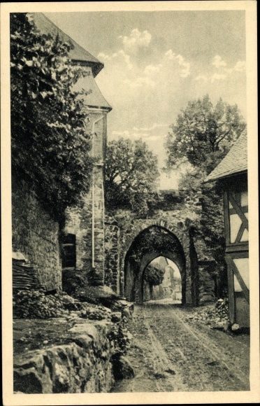 PC Hohensolms Hohenahr in Hesse, castle entrance