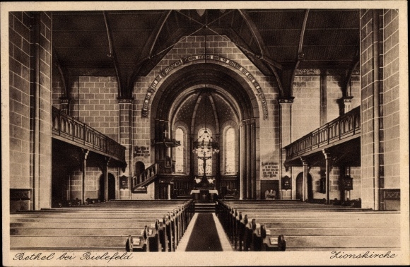Ak Bethel Bielefeld in Nordrhein Westfalen, Zionskirche
