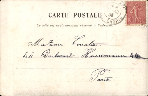Postcard L'Invitation à la Valse, Emile Loubet, Viktor Emmanuel III, Edward VII, Tsar Nicholas II, Emperor