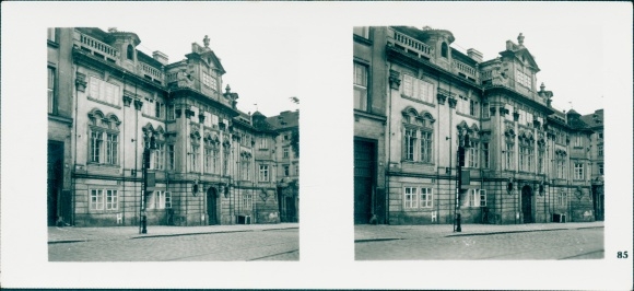 Stereofoto Praag Praag, Neustadt, Karlsplatz
