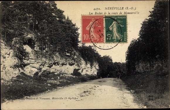 KP Méréville Essonne, Les Roches de la route de Monnerville