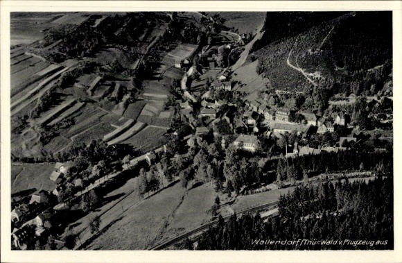 PC Wallendorf Lichte in Thuringia, aerial photo