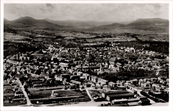 Postcard Landau in der Pfalz, aerial photograph