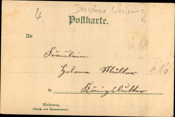 litho Dresden Neustadt, E. Neumann & Co., fabriek voor cotillon- en carnavalsartikelen, Wilhelm Tell