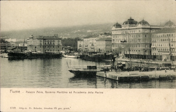 KP Rijeka Fiume Chorwacja, Palazzo Adria, Academia della Marina