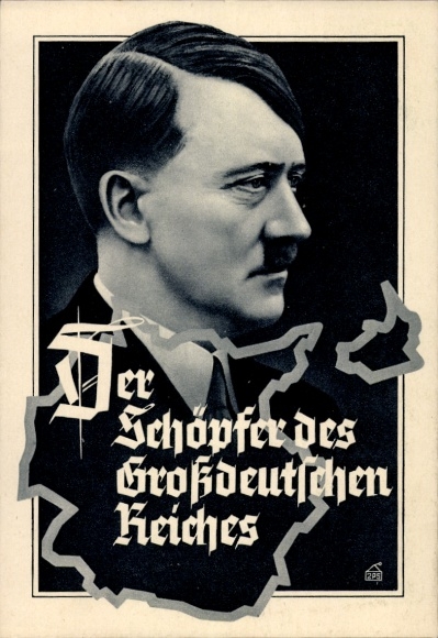 KP Führer i kanclerz Rzeszy Adolf Hitler, twórca Wielkiej Rzeszy Niemieckiej
