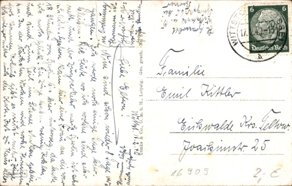 Postcard Wittstock Dosse in der Prignitz, Church