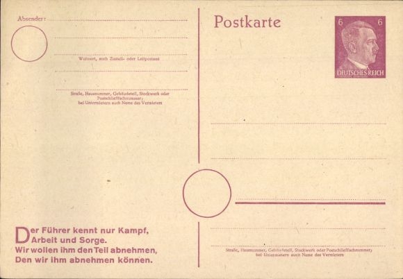 (10) Lehma via Altenburg Thüringen / g / 02.02.1945, brief met 12 Pf Hitler