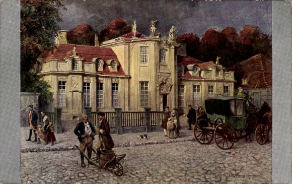 Künstler Ak Röhling, Berlin Mitte, Schlüterbau Loge Royal York zur Freundschaft 1780, Dorotheenstr.