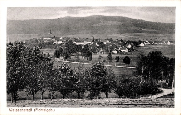Postcard Weißenstadt im Fichtelgebirge, general view