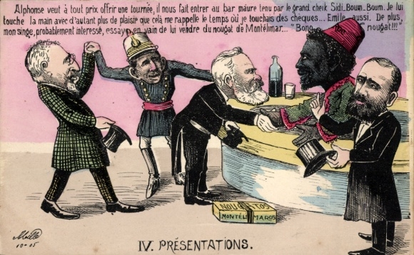 Artyści KP Prezentacje, Alphonse XIII, Emile Loubet, Cheik Sidi Boum Boum