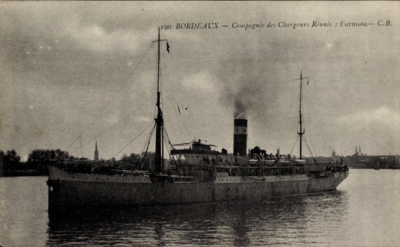 Ak-stoomboot Formosa, Compagnie des Chargeurs Réunis