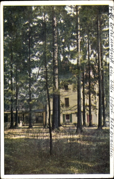 Postcard Elbingerode Oberharz am Brocken, house Tanne, deaconesses mother house Neu Vandsburg