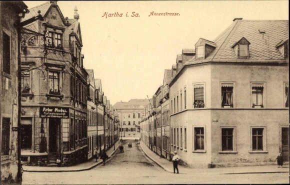 Ak Hartha in Sachsen, Annenstraße
