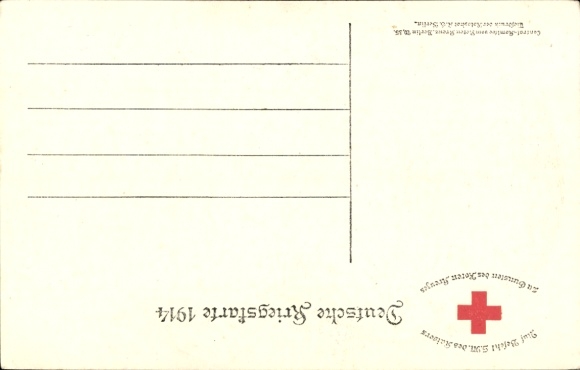 Postcard Kaiser Wilhelm II., Portrait, I no longer know any parties, quote 1914