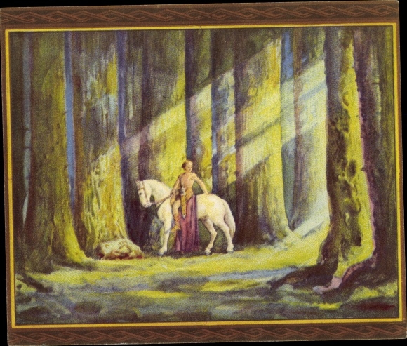 Collection picture The Nibelungen song, I. Frieze, Siegfried, How Siegfried moved out