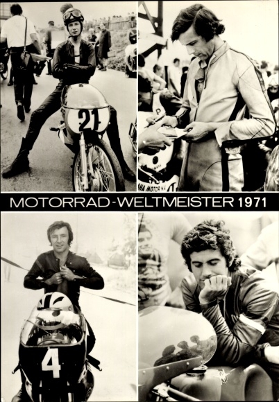 Ak Hohenstein Ernstthal in Sachsen, Sachsenring, Motorrad Weltmeister 1971, Giacomo Agostini, Read