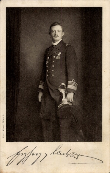 Ak Kaiser Karl I in Marineuniform, Portrait, KuK Kriegsmarine