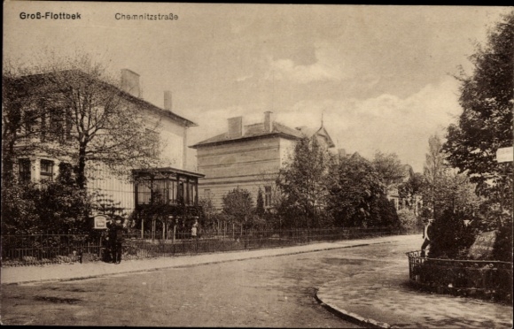 Postcard Hamburg Altona Groß Flottbek, Chemnitzstraße
