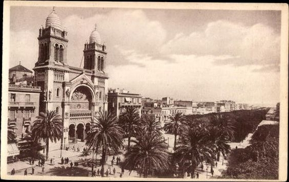 10 alte Ak Tunis in Tunesien, verschiedene Ansichten