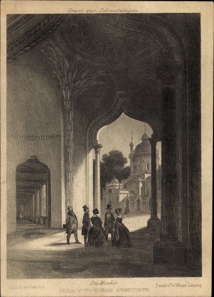 Artist PC Schwetzingen in the Rhein-Neckar district, the mosque