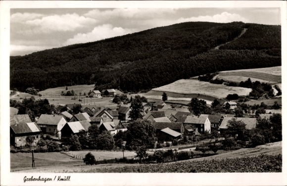 Ansichtkaart Grebenhagen Schwarzenborn am Knüll Hesse, algemeen beeld