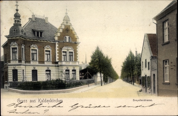 Postcard Kaldenkirchen Nettetal on the Lower Rhine, Breyellerstrasse
