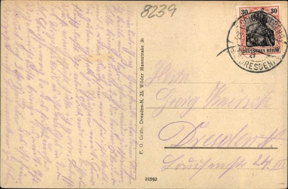 Postcard Dönschten Dippoldiswalde Eastern Ore Mountains,, Gasthof Waldesruh in the Fallbachtal, owner G. Preißler