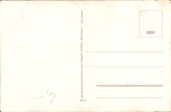 Artist Postcard Engelhard, POE, Munich, Münchner Kindl