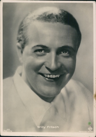 Ak Schauspieler Willy Fritsch, Portrait, UFA, Portrait, Ross 660
