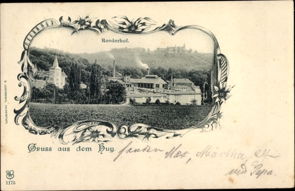 Passepartout Postcard Huy am Harz, Roederhof