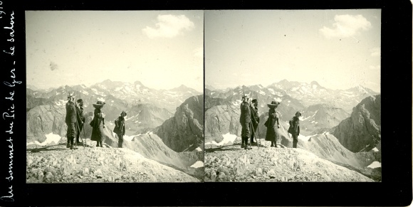 Stereo Photo Pyrénées Atlantiques, Pic de Ger