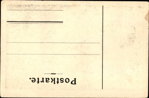 Postcard Hans Gablentz, the Iron King