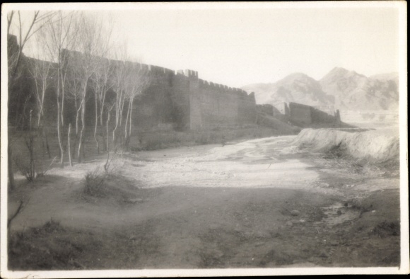 Photo China, lot at the Great Wall of China 1930