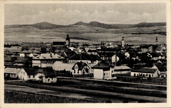 Ak Uherské Hradiště Ungarisch Hradisch Region Zlin, Blick auf den Ort