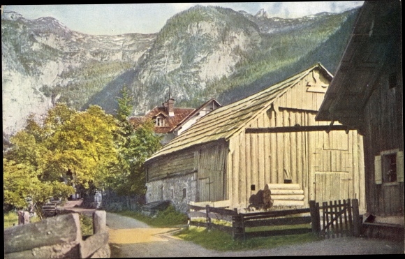 PC Obertraun Upper Austria, village motif