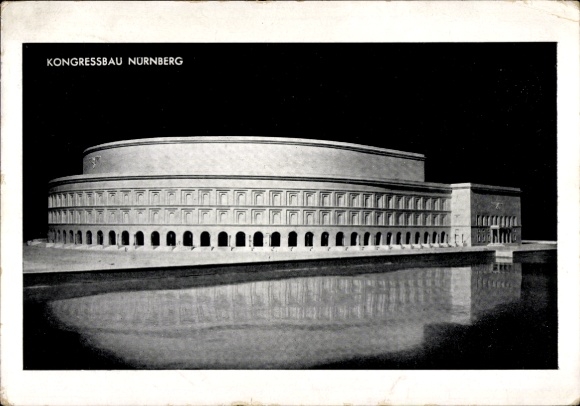 Ak Neurenberg in Midden-Franken, Congresgebouw, Model