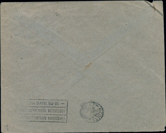 Letter Airmail Deutsche Lufthansa, Transatlantic, Junkers Mission Experimental Service 1926