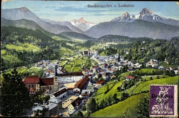 10 alte Ak Berchtesgaden, verschiedene Ansichten
