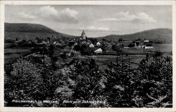 KP Reichenbach Hessisch Lichtenau w Hesji, widok z Schlossberg