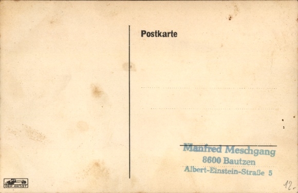 Postcard Cicrus Adolf Strassburger, trained sea lions