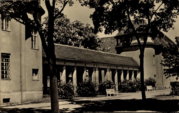 Postcard Berlin Pankow Buch, Municipal Hospital