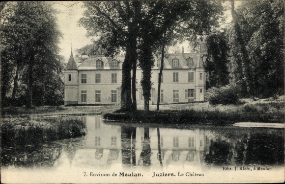 Postcard Juziers Yvelines, Le Chateau
