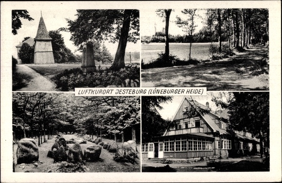 Ak Jesteburg im Kreis Harburg, Ortsansichten, Kirche